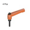 QUARKZMAN Adjustable Clamping Lever Handles M5 x 25 mm Male