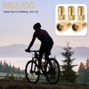 MEAJOO 2PCS Brass Presta Valve Adapter, Convert Presta to Schrader
