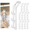 Cascading Clothes Hanger Hooks,Space Saving Series Multi-Function Multi-Layer Cabinet Clothes