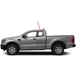Driver Left Side Quarter Window Quarter Glass Compatible with Ford Ranger Pickup 2 Door Super Cab 2019-2023 Models