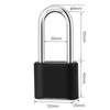 Combination Padlock Thick Long Shackle Weatherproof Outdoor Heavy Duty Padlocks