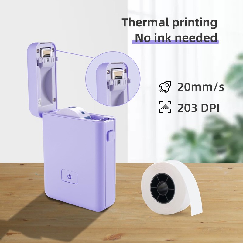 vretti Mini Sticker Maker Label Maker with Multiple Templates, HP2