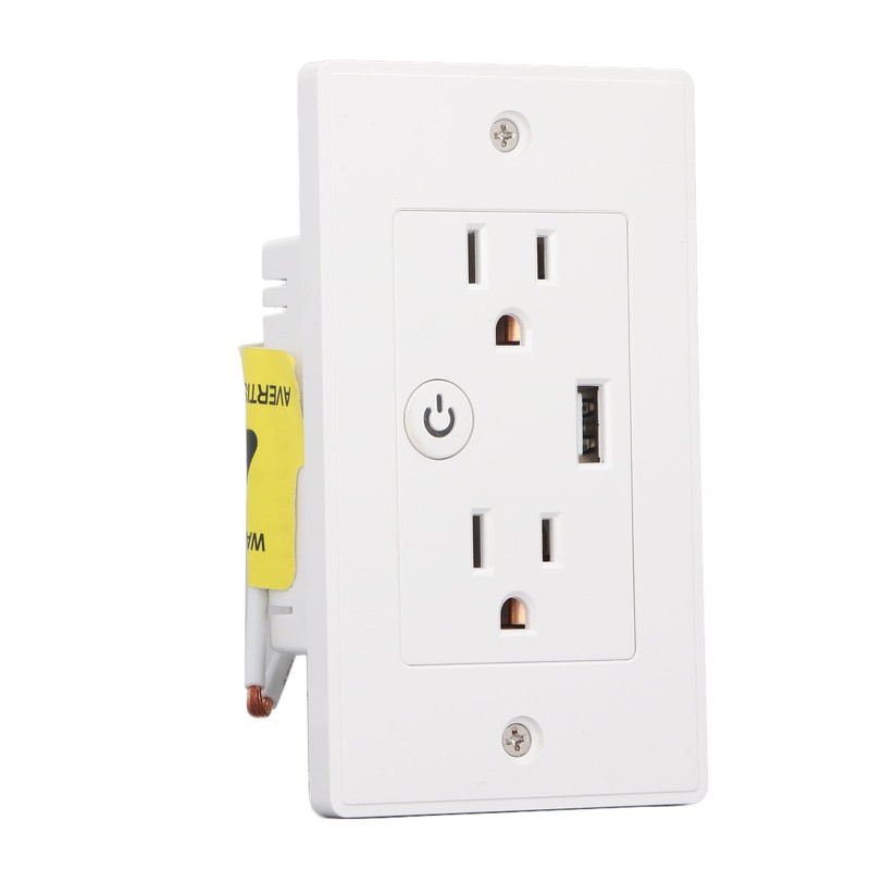 Smart Wall Outlet USB Voice Control Multifunctional WiFi Wall Socket
