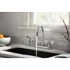 Peerless P2865LF Elmhurst Two-Handle Kitchen Faucet with Spray Deck-Mount, Chrome