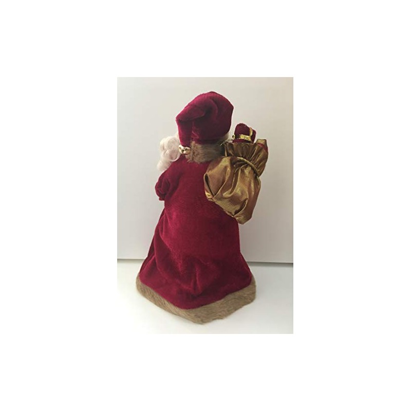 30cm Tree Top Santa or Free Standing Christmas Decoration -