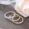 Gold Stackable Rings for Women Non Tarnish Dainty 14K Gold