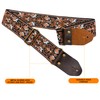 Adjustable Guitar Strap,Comfortable and durable Jacquard Embroidery Cotton Guitar Straps