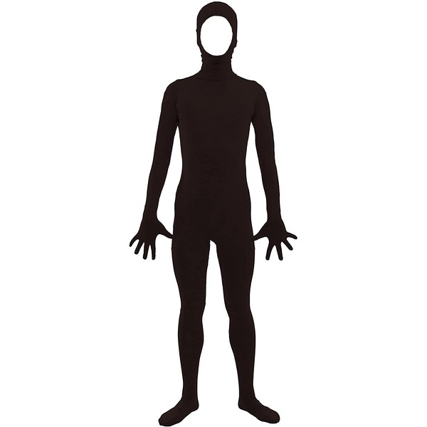 Aniler Men's and Women's Spandex Open Face Full Body Zentai