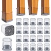 BUMACO Chair Leg Floor Protectors for Hardwood Floors Anti-Scratch 20