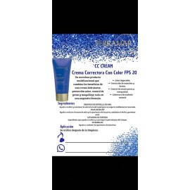 Cc Cream Terramar 50ml Fps 20 Acabado Natural Light