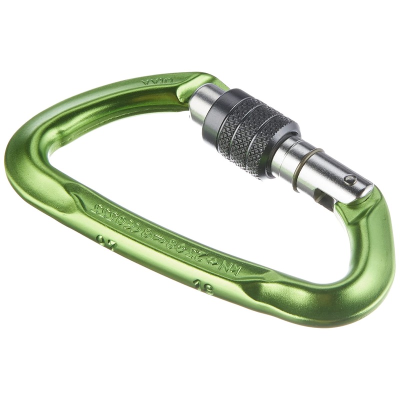 Climbing Technology Lime SG Carabiner with Ferrule (Green)