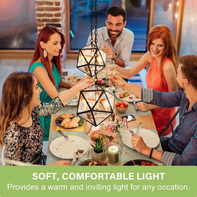 Sigalux Candelabra LED Light Bulbs Dimmable, E12 40 Watt Chandelier