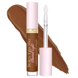 Too Faced Born This Way Ethereal Light Illuminating Smoothing Concealer | Hyaluronic Acid + Waterproof, 0.17 Fl Oz, Milk Chocolate