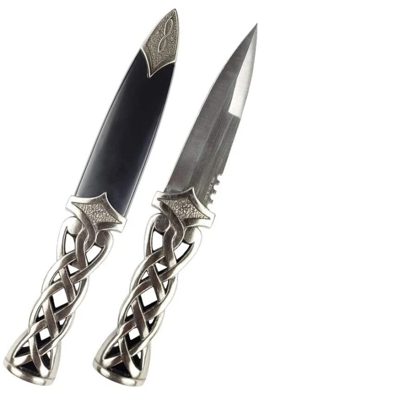 Unbranded 9" MEDIEVAL SCOTTISH WEDDING HIGHLAND CELTIC SGIAN DUBH KNIFE
