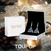 TOUPOP 925 Sterling Silver Drop Earrings for Women Leverback Earrings