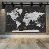 CAPSCEOLL World Map Tapestry for Kids Student Wall Tapestry World