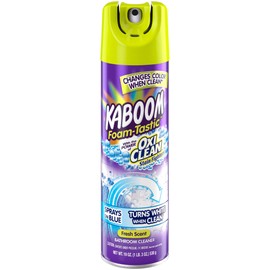 Kaboom Foam-Tastic Bathroom Cleaner with OxiClean, Citrus 19 Ounce (Pack of 2)