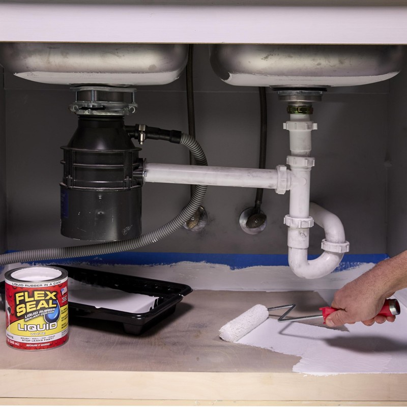 Flex Seal Liquid, Rubber Coating Sealant, Waterproof, Flexible, Breathable, and
