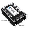 LCLCTC 3 Phase Solid State Relay SSR-100AA AC to AC(Input70-280V