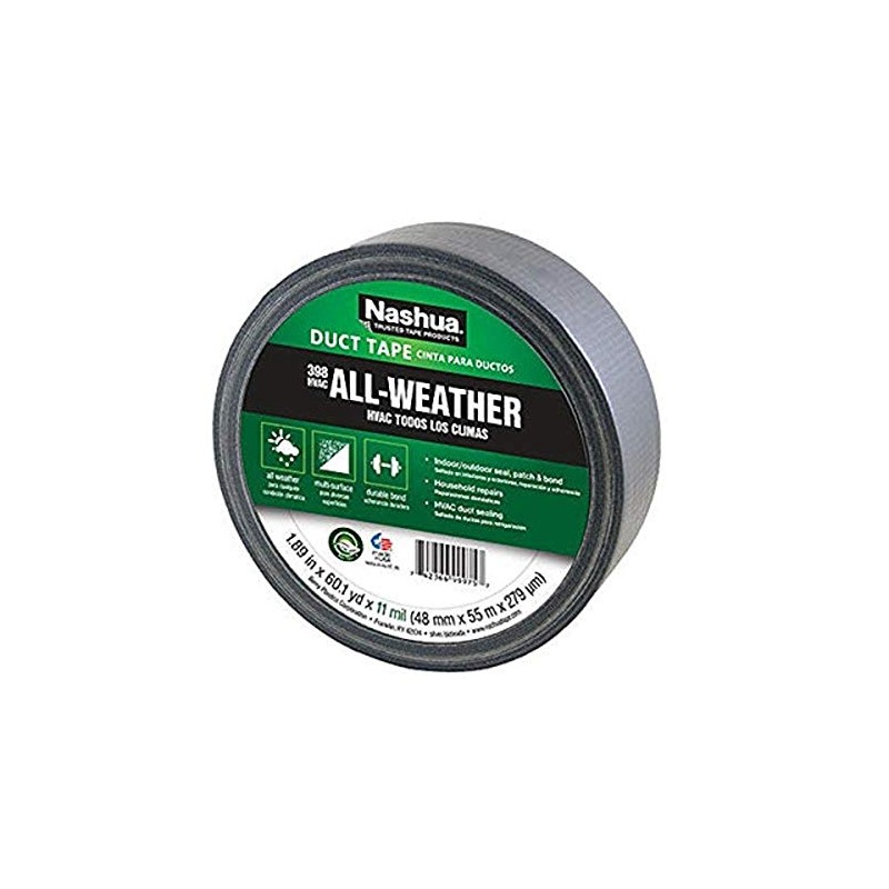 Nashua 398 Polyethylene Coated Cloth Professional Grade 1891354 Duct Tape,