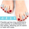 Big Toe Separatoren, 12 Stück Silikon Zehenspreizer für überlappende Zehen,