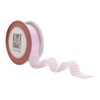 Checked Taffeta Ribbon - White/Pink (1 1/2")