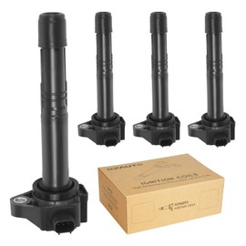 Ignition Coil Pack Replacement for L4 2.4L 2.4 2013 2014 2015 2016 2017 Honda Accord EX LX Sport, 2016-2020 Acura ILX TLX, 2015-2019 Honda CR-V CRV, UF712 C1832 30520-5A2-A01, Set of 4