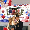 Veterans Day Backdrop Banner,Thank You Veterans 4th of July Memorial