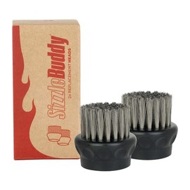 Sizzle Buddy Replacement Brush Heads (Set of 2) - Extend the Life of Your Ultimate BBQ Cleaning Solution