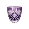 Tajima Glass Edo Purple Kiriko Gui Star Kiriko Purple