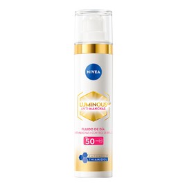 NIVEA Cellular LUMINOUS630 Anti-manchas Fluido Facial Aclarador de Piel FPS50 (40 ml), Enriquecido Con cido Hialurnico y Vitamina E para una Piel...  