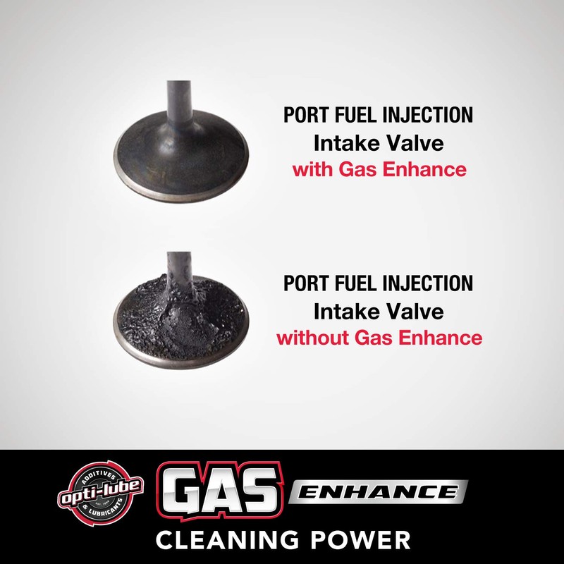 Opti-Lube Gas Enhance Fuel ADDITIVE: 8OZ 4 Pack Long Neck