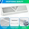 Flowild 15 Inch Baseboard Register (Duct Opening Size) - Baseboard