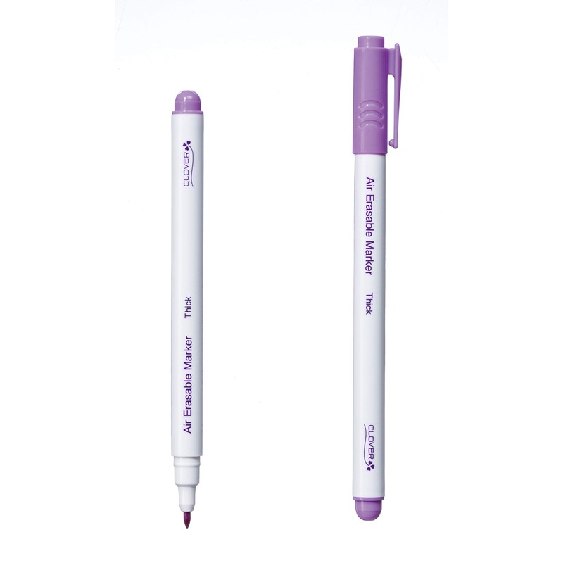 Clover Thick Air Erasable Marker, Purple, 1 Count (Pack of