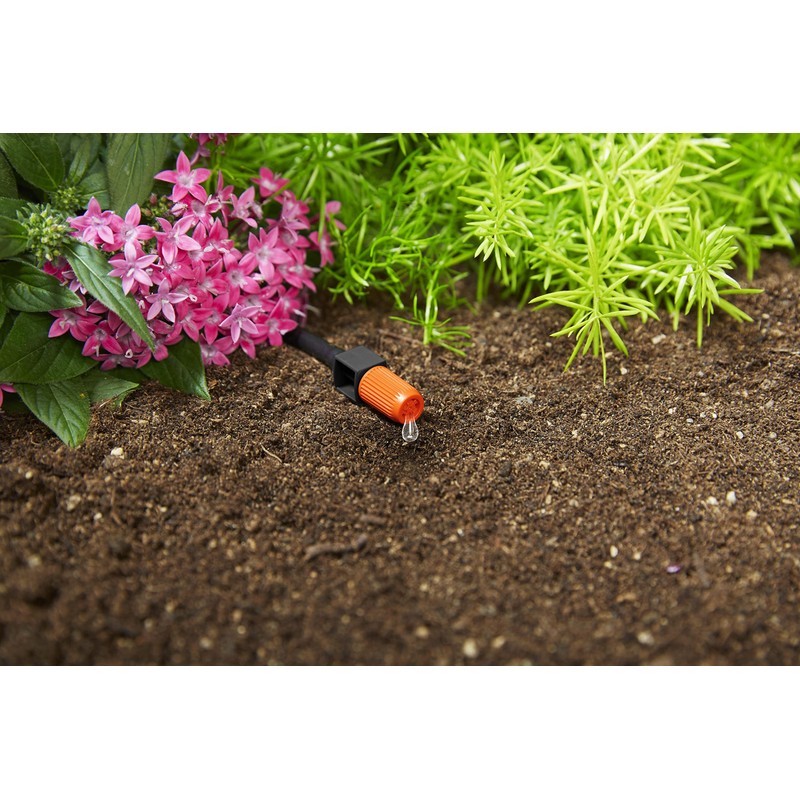Gardena Adjustable Endline Drip Head - Orange