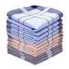 Men's Handkerchief, Cotton, Businessman, Handkerchief, Set of 12, 15.7 x