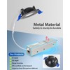 Adetu 2 Inch 5CCT Gimbal Black Led Recessed Lighting with