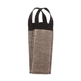 Rento Sauna Back Scrubber, Massage Band, 25 x 75 cm, Black/Natural