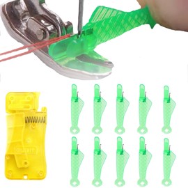 Fish Mouth Sewing Machine Needle Threader,Fish Mouth DIY Needle Threader, Hand Machine Sewing Tool, Needle Threader, Little Fish Needle Recogniser,Embroidery Needle Threader Tool