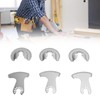 6PCS Diamond Segment Oscillating Blades Woodworking Carbide Multifunctional Saw Blade
