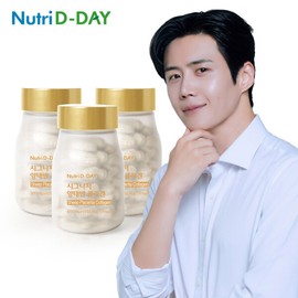 Nutri Day (현대Hmall)뉴트리디데이 시그니처 양태반 콜라겐 60정 x 3병 총 6개월분 (Hyundai Hmall) Nutri D-Day Signature Placenta Collagen 60 Tablets x 3 Bottles Total 6 Months Supply