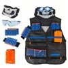 Kids Military Vest Kit Shooting Refill Darts and 6 Dart