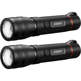 2 pezzi Coast G60R 1000 lumen torcia ricaricabile impermeabile