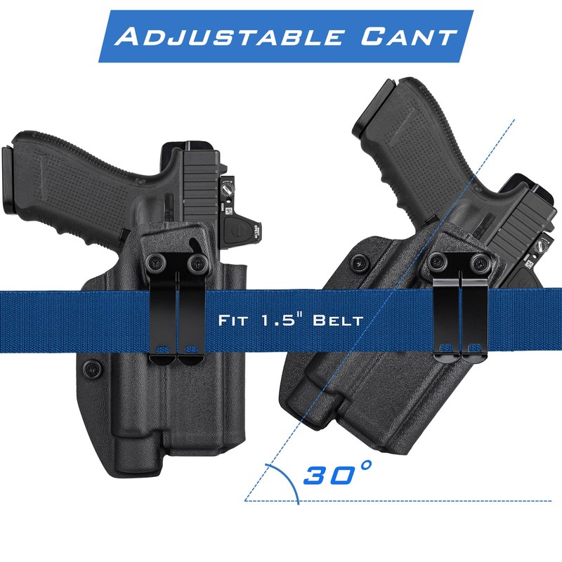 IWB Kydex Holster for Glock 17 19 19x 22 23