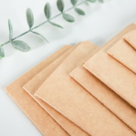 Twone Pocket Notebook, 12 Pack Softcover Small Notebook for Taking Notes, Ruled Paper, 30 Sheets, 3-1/2” x 5-1/2”, Kraft Brown Cover