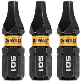 DW FLEXTORQ 3PK 1IN BITS FOR SQ1