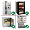 SPARES2GO Fridge Shelf compatible with Hisense Refrigerator Freezer Adjustable White