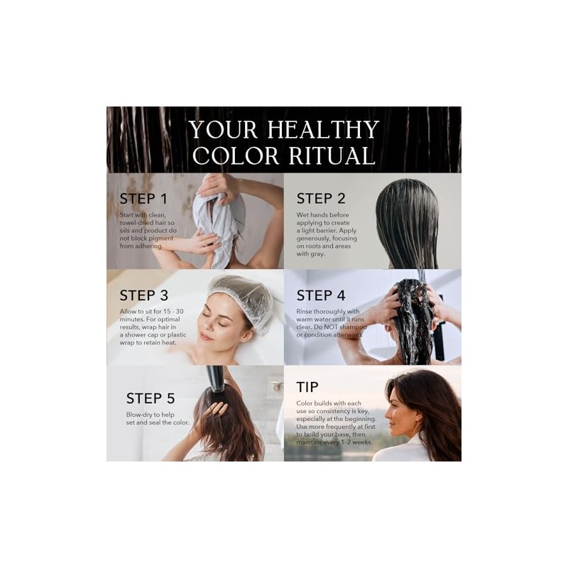 ROOT VANISH COLOR TREATMENT: Color - Dark Brown