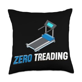 Funny Treadmill Workout Fitness Powerlifting Run Like The Winded Treadmill Workout Fitness Powerlifting Throw Pillow, 18x18, Multicolor