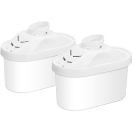 EHM Ultra SureFlow 2 Pack Filter Replacement Cartridge for EHM Ultra Premium Alkaline Mineral Water Ionizer Pitchers, Filters fits Ultra 3.5L, 3.8L Pitcher